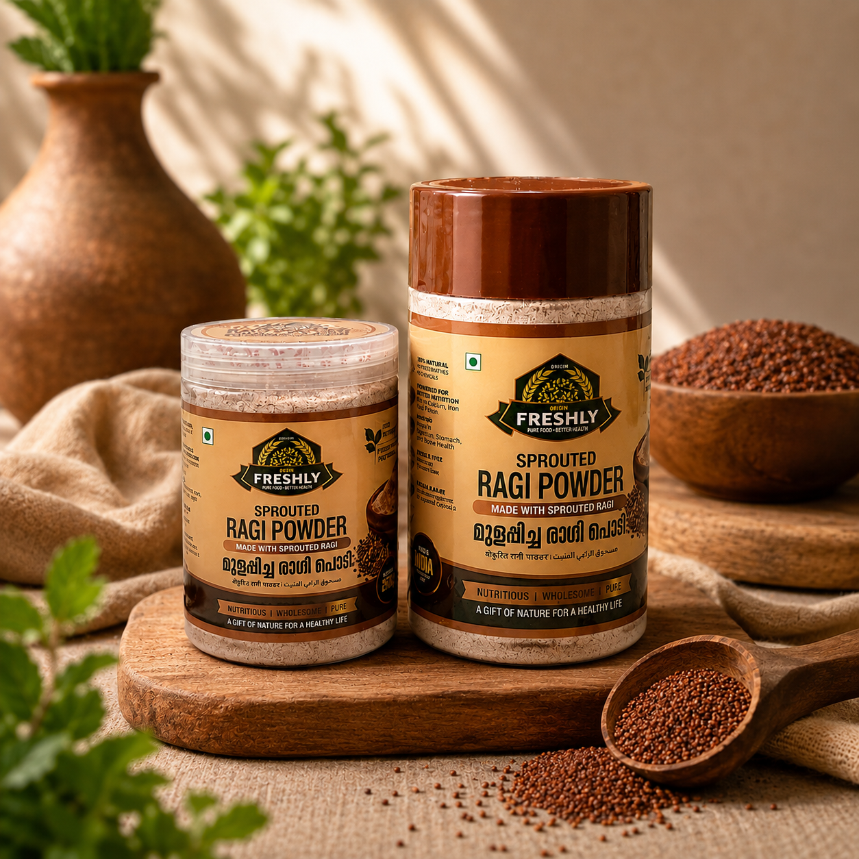 Sprouted Ragi Powder